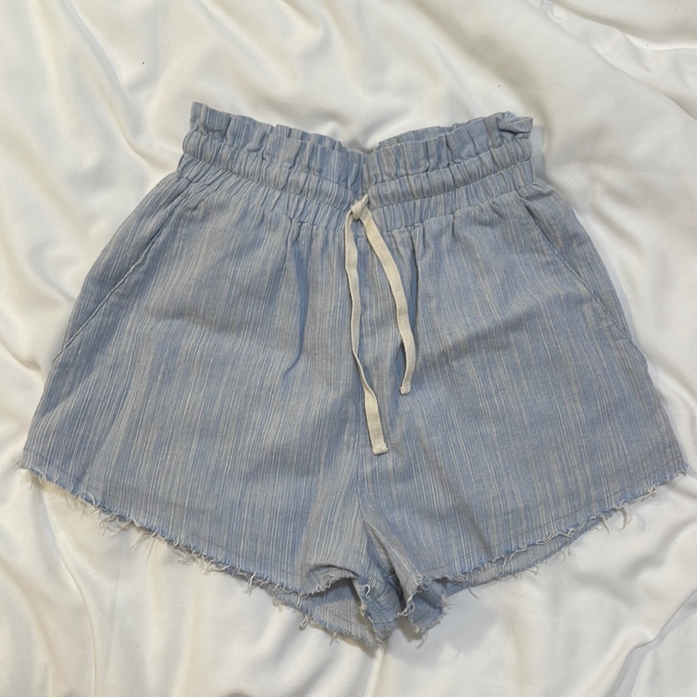Paper Bag High Waisted Short Shorts